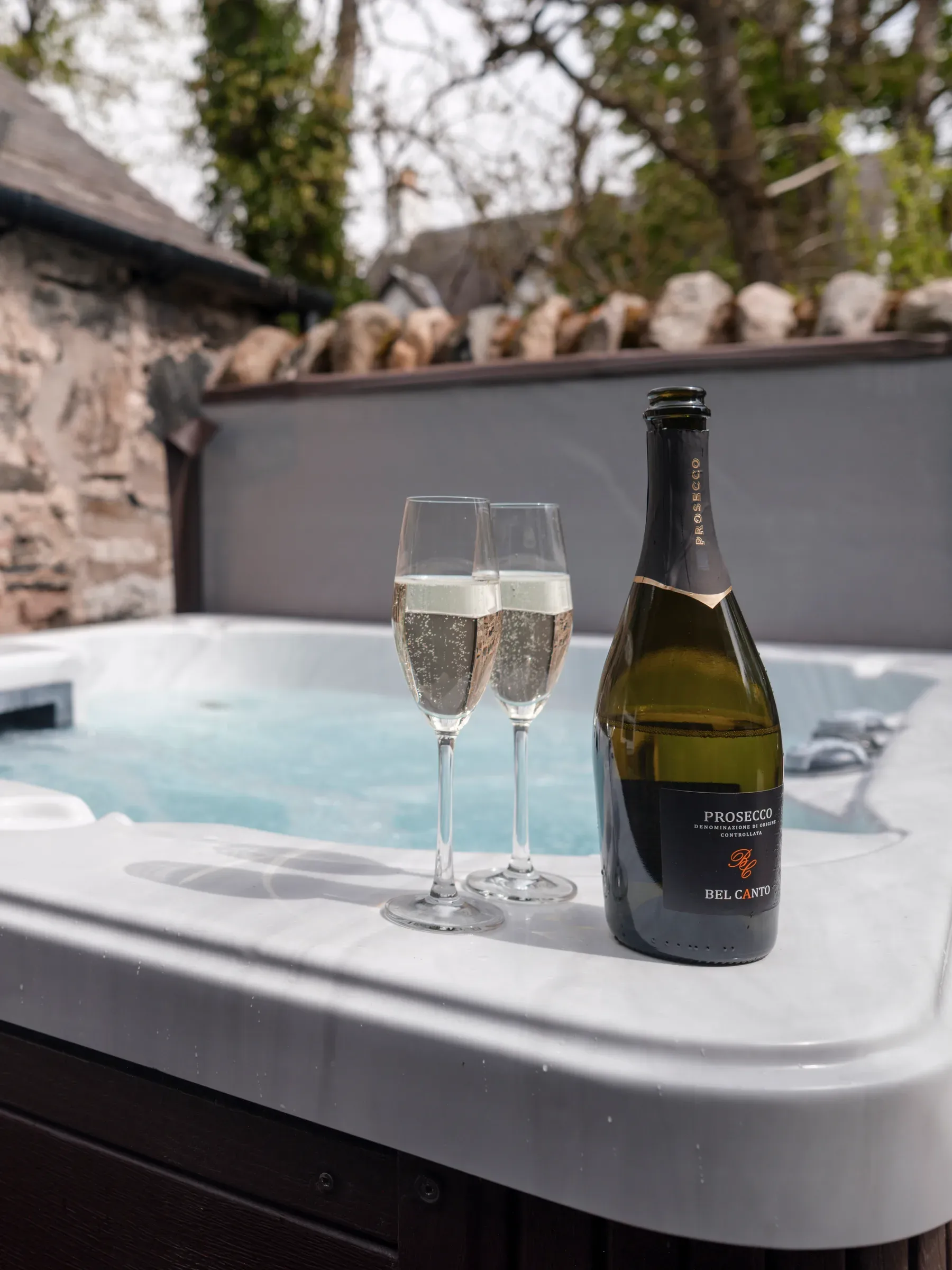 Hot tubs under the stars